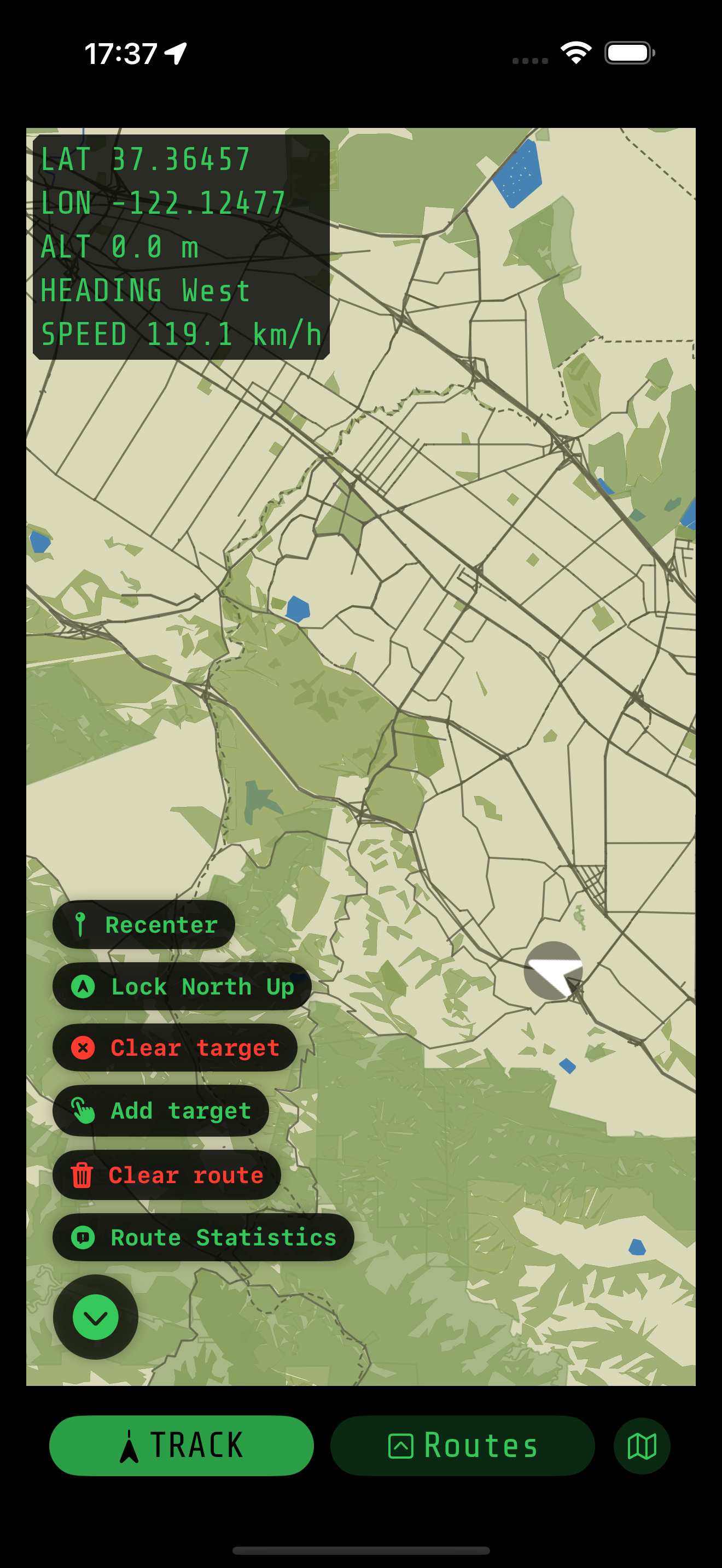 Map Control Menu